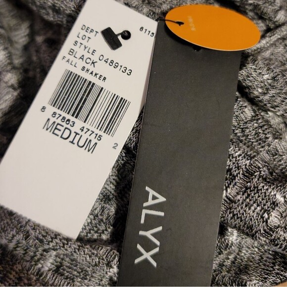 ALYX Gray Fall Shaker Long Sleeve Tunic Top Size Medium - Picture 6 of 11